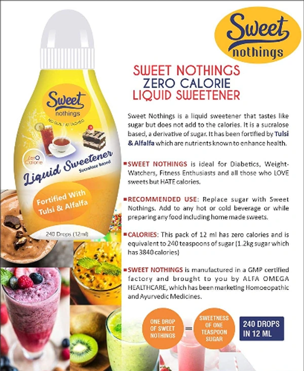 Sweet Nothings Liquid Sweetener  - 
